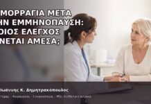 Αιμορραγία μετά την Εμμηνόπαυση: Ποιος Έλεγχος Γίνεται Άμεσα; - Δρ. Ιωάννης Κ. Δημητρακόπουλος