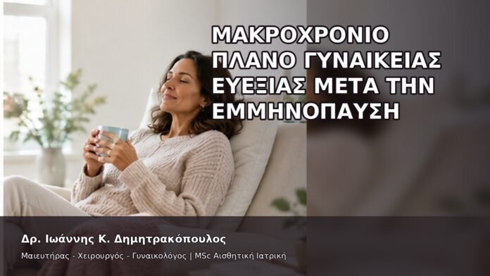 Μακροχρόνιο Πλάνο Γυναικείας Ευεξίας μετά την Εμμηνόπαυση - Δρ. Ιωάννης Κ. Δημητρακόπουλος