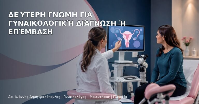 Δεύτερη Γνώμη για Γυναικολογική Διάγνωση ή Επέμβαση - Δρ. Ιωάννης Δημητρακόπουλος