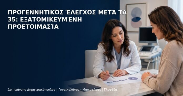 Προγεννητικός Έλεγχος μετά τα 35: Εξατομικευμένη Προετοιμασία Προγεννητικός Έλεγχος μετά τα 35: Εξατομικευμένη Προετοιμασία - Δρ. Ιωάννης Δημητρακόπουλος
