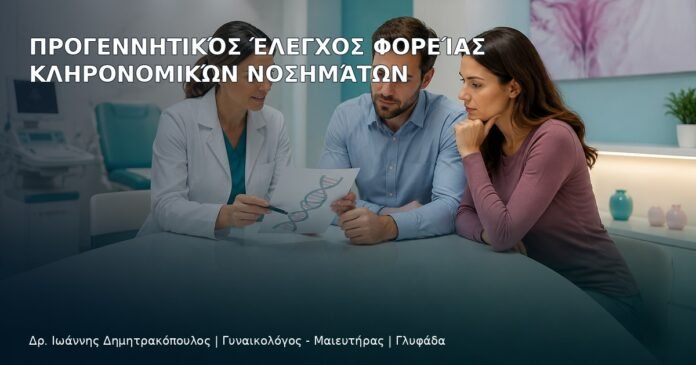 Προγεννητικός Έλεγχος Φορείας Κληρονομικών Νοσημάτων - Δρ. Ιωάννης Δημητρακόπουλος