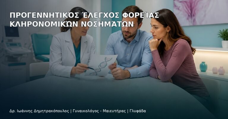 Προγεννητικός Έλεγχος Φορείας Κληρονομικών Νοσημάτων - Δρ. Ιωάννης Δημητρακόπουλος