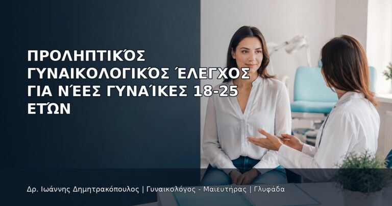 Προληπτικός Γυναικολογικός Έλεγχος για Νέες Γυναίκες 18-25 Ετών - Δρ. Ιωάννης Δημητρακόπουλος