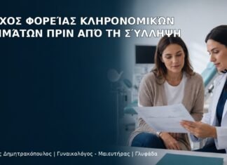 Έλεγχος Φορείας Κληρονομικών Νοσημάτων πριν από τη Σύλληψη Έλεγχος Φορείας Κληρονομικών Νοσημάτων πριν από τη Σύλληψη - Δρ. Ιωάννης Δημητρακόπουλος