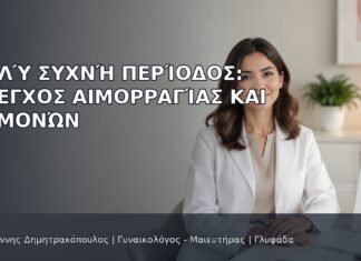 Πολύ Συχνή Περίοδος: Έλεγχος Αιμορραγίας και Ορμονών Πολύ Συχνή Περίοδος: Έλεγχος Αιμορραγίας και Ορμονών - Δρ. Ιωάννης Δημητρακόπουλος