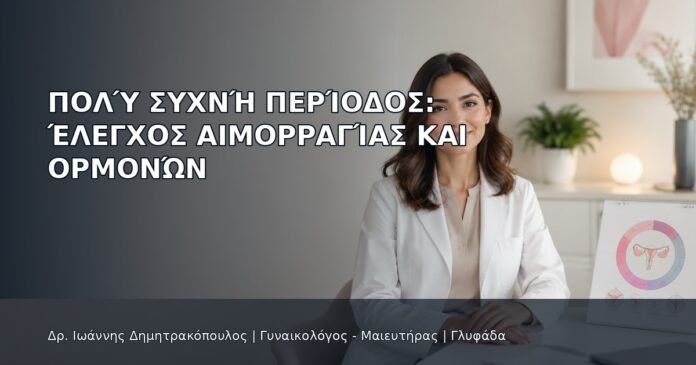 Πολύ Συχνή Περίοδος: Έλεγχος Αιμορραγίας και Ορμονών Πολύ Συχνή Περίοδος: Έλεγχος Αιμορραγίας και Ορμονών - Δρ. Ιωάννης Δημητρακόπουλος