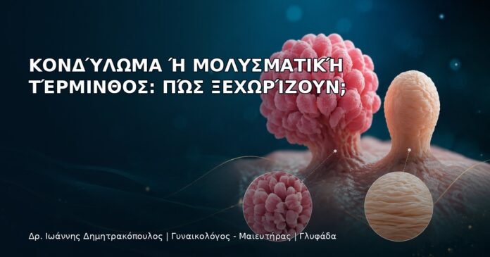 Κονδύλωμα ή Μολυσματική Τέρμινθος: Πώς Ξεχωρίζουν; Κονδύλωμα ή Μολυσματική Τέρμινθος: Πώς Ξεχωρίζουν; - Δρ. Ιωάννης Δημητρακόπουλος