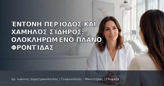 Έντονη Περίοδος και Χαμηλός Σίδηρος: Ολοκληρωμένο Πλάνο Φροντίδας Έντονη Περίοδος και Χαμηλός Σίδηρος: Ολοκληρωμένο Πλάνο Φροντίδας - Δρ. Ιωάννης Δημητρακόπουλος