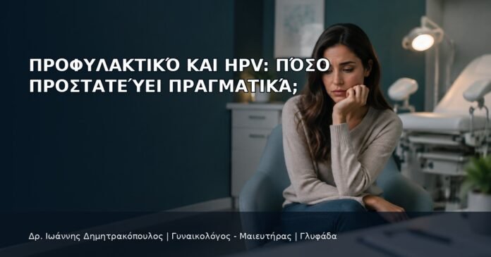 Προφυλακτικό και HPV: Πόσο Προστατεύει Πραγματικά; Προφυλακτικό και HPV: Πόσο Προστατεύει Πραγματικά; - Δρ. Ιωάννης Δημητρακόπουλος