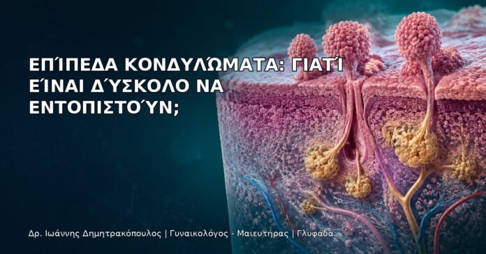 Επίπεδα Κονδυλώματα: Γιατί Είναι Δύσκολο να Εντοπιστούν; Επίπεδα Κονδυλώματα: Γιατί Είναι Δύσκολο να Εντοπιστούν; - Δρ. Ιωάννης Δημητρακόπουλος