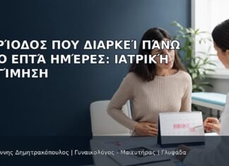 Περίοδος που Διαρκεί Πάνω από Επτά Ημέρες: Ιατρική Εκτίμηση - Δρ. Ιωάννης Δημητρακόπουλος