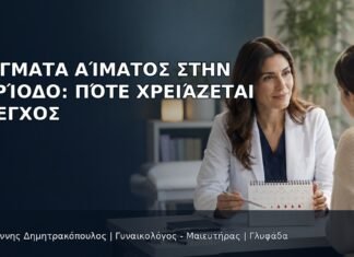 Πήγματα Αίματος στην Περίοδο: Πότε Χρειάζεται Έλεγχος - Δρ. Ιωάννης Δημητρακόπουλος