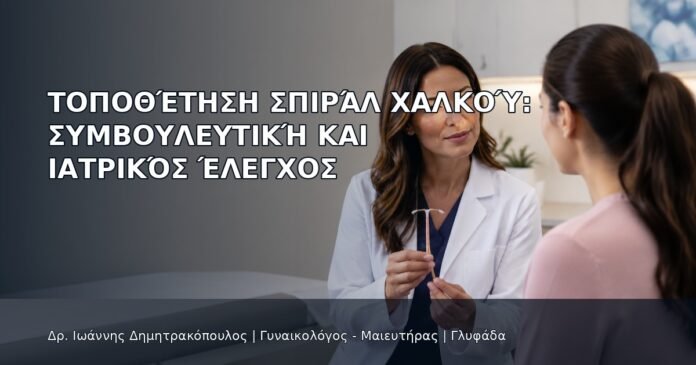 Τοποθέτηση Σπιράλ Χαλκού: Συμβουλευτική και Ιατρικός Έλεγχος Τοποθέτηση Σπιράλ Χαλκού: Συμβουλευτική και Ιατρικός Έλεγχος - Δρ. Ιωάννης Δημητρακόπουλος