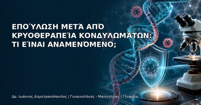 Επούλωση μετά από Κρυοθεραπεία Κονδυλωμάτων: Τι Είναι Αναμενόμενο; Επούλωση μετά από Κρυοθεραπεία Κονδυλωμάτων: Τι Είναι Αναμενόμενο; - Δρ. Ιωάννης Δημητρακόπουλος