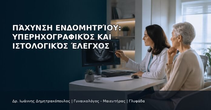 Πάχυνση Ενδομητρίου: Υπερηχογραφικός και Ιστολογικός Έλεγχος Πάχυνση Ενδομητρίου: Υπερηχογραφικός και Ιστολογικός Έλεγχος - Δρ. Ιωάννης Δημητρακόπουλος