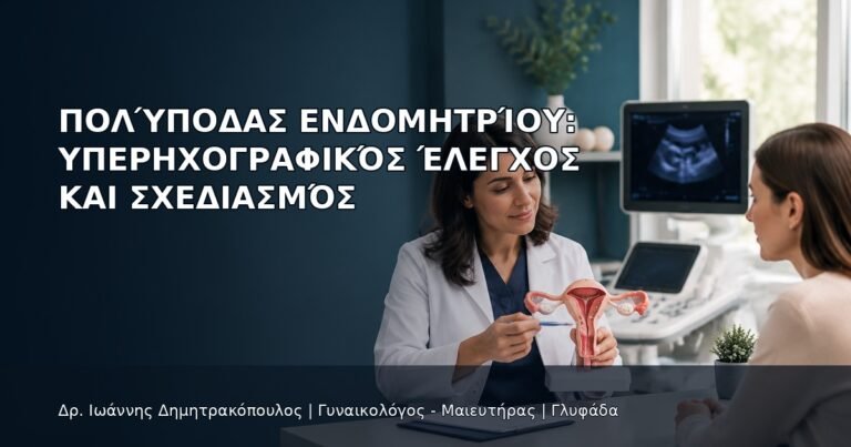 Πολύποδας Ενδομητρίου: Υπερηχογραφικός Έλεγχος και Σχεδιασμός - Δρ. Ιωάννης Δημητρακόπουλος