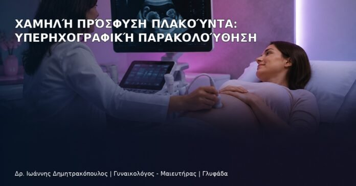 Χαμηλή Πρόσφυση Πλακούντα: Υπερηχογραφική Παρακολούθηση Χαμηλή Πρόσφυση Πλακούντα: Υπερηχογραφική Παρακολούθηση - Δρ. Ιωάννης Δημητρακόπουλος
