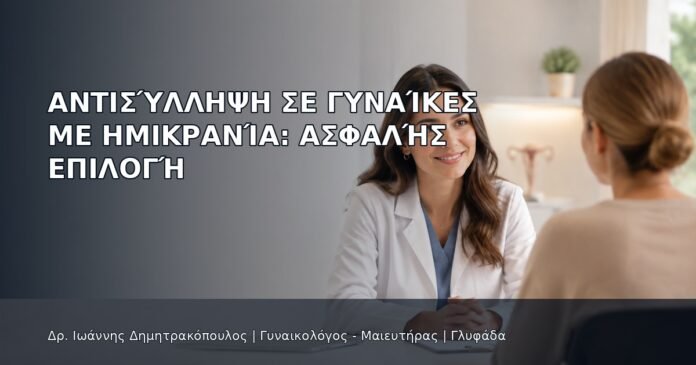 Αντισύλληψη σε Γυναίκες με Ημικρανία: Ασφαλής Επιλογή - Δρ. Ιωάννης Δημητρακόπουλος