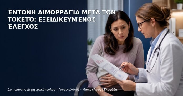 Έντονη Αιμορραγία μετά τον Τοκετό: Εξειδικευμένος Έλεγχος Έντονη Αιμορραγία μετά τον Τοκετό: Εξειδικευμένος Έλεγχος - Δρ. Ιωάννης Δημητρακόπουλος