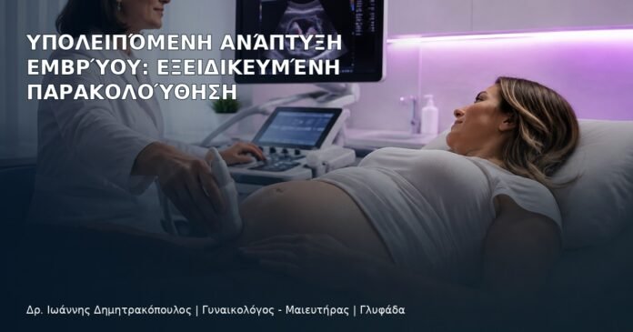 Υπολειπόμενη Ανάπτυξη Εμβρύου: Εξειδικευμένη Παρακολούθηση - Δρ. Ιωάννης Δημητρακόπουλος