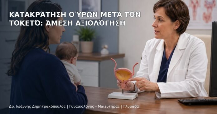 Κατακράτηση Ούρων μετά τον Τοκετό: Άμεση Αξιολόγηση Κατακράτηση Ούρων μετά τον Τοκετό: Άμεση Αξιολόγηση - Δρ. Ιωάννης Δημητρακόπουλος