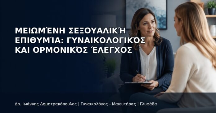Μειωμένη Σεξουαλική Επιθυμία: Γυναικολογικός και Ορμονικός Έλεγχος - Δρ. Ιωάννης Δημητρακόπουλος