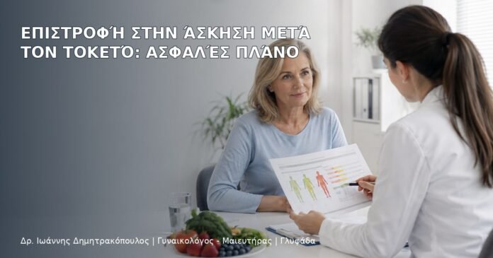 Επιστροφή στην Άσκηση μετά τον Τοκετό: Ασφαλές Πλάνο Επιστροφή στην Άσκηση μετά τον Τοκετό: Ασφαλές Πλάνο - Δρ. Ιωάννης Δημητρακόπουλος
