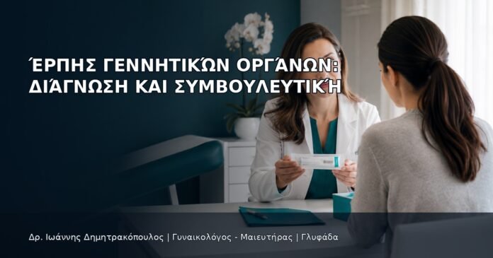 Έρπης Γεννητικών Οργάνων: Διάγνωση και Συμβουλευτική Έρπης Γεννητικών Οργάνων: Διάγνωση και Συμβουλευτική - Δρ. Ιωάννης Δημητρακόπουλος