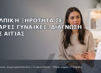 Κολπική Ξηρότητα σε Νεαρές Γυναίκες: Διάγνωση της Αιτίας - Δρ. Ιωάννης Δημητρακόπουλος