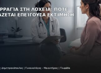 Αιμορραγία στη Λοχεία: Πότε Χρειάζεται Επείγουσα Εκτίμηση - Δρ. Ιωάννης Δημητρακόπουλος