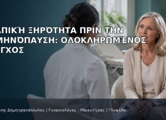Κολπική Ξηρότητα πριν την Εμμηνόπαυση: Ολοκληρωμένος Έλεγχος - Δρ. Ιωάννης Δημητρακόπουλος