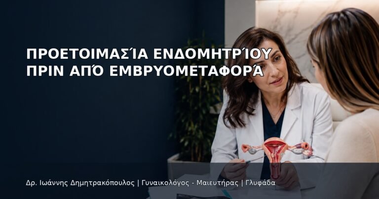 Προετοιμασία Ενδομητρίου πριν από Εμβρυομεταφορά - Δρ. Ιωάννης Δημητρακόπουλος