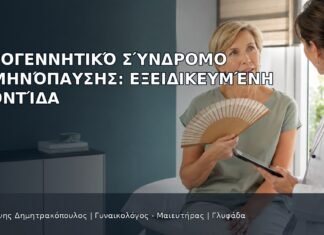 Ουρογεννητικό Σύνδρομο Εμμηνόπαυσης: Εξειδικευμένη Φροντίδα Ουρογεννητικό Σύνδρομο Εμμηνόπαυσης: Εξειδικευμένη Φροντίδα - Δρ. Ιωάννης Δημητρακόπουλος