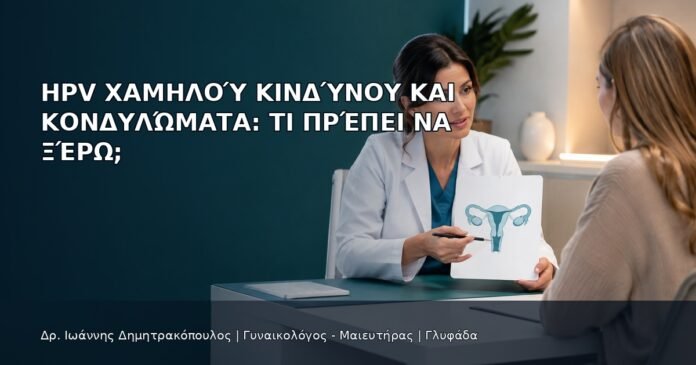 HPV Χαμηλού Κινδύνου και Κονδυλώματα: Τι Πρέπει να Ξέρω; - Δρ. Ιωάννης Δημητρακόπουλος