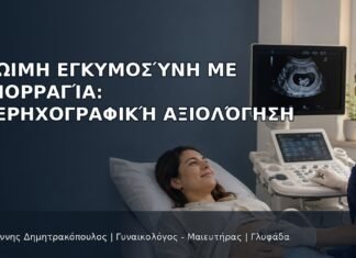 Πρώιμη Εγκυμοσύνη με Αιμορραγία: Υπερηχογραφική Αξιολόγηση Πρώιμη Εγκυμοσύνη με Αιμορραγία: Υπερηχογραφική Αξιολόγηση - Δρ. Ιωάννης Δημητρακόπουλος