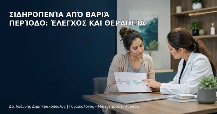 Σιδηροπενία από Βαριά Περίοδο: Έλεγχος και Θεραπεία Σιδηροπενία από Βαριά Περίοδο: Έλεγχος και Θεραπεία - Δρ. Ιωάννης Δημητρακόπουλος