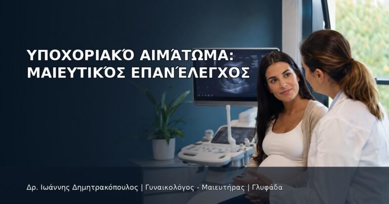 Υποχοριακό Αιμάτωμα: Μαιευτικός Επανέλεγχος - Δρ. Ιωάννης Δημητρακόπουλος