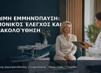 Πρώιμη Εμμηνόπαυση: Ορμονικός Έλεγχος και Παρακολούθηση Πρώιμη Εμμηνόπαυση: Ορμονικός Έλεγχος και Παρακολούθηση - Δρ. Ιωάννης Δημητρακόπουλος