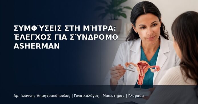Συμφύσεις στη Μήτρα: Έλεγχος για Σύνδρομο Asherman Συμφύσεις στη Μήτρα: Έλεγχος για Σύνδρομο Asherman - Δρ. Ιωάννης Δημητρακόπουλος