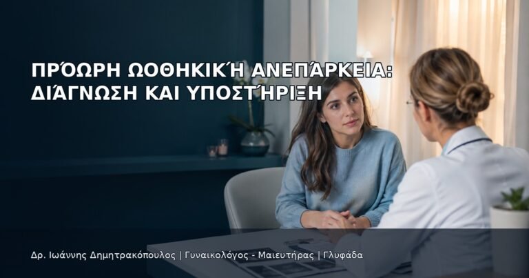 Πρόωρη Ωοθηκική Ανεπάρκεια: Διάγνωση και Υποστήριξη - Δρ. Ιωάννης Δημητρακόπουλος