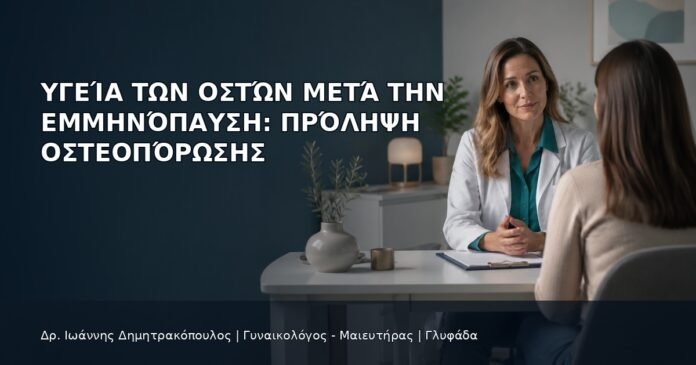 Υγεία των Οστών μετά την Εμμηνόπαυση: Πρόληψη Οστεοπόρωσης - Δρ. Ιωάννης Δημητρακόπουλος