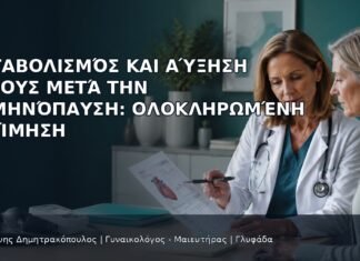 Μεταβολισμός και Αύξηση Βάρους μετά την Εμμηνόπαυση: Ολοκληρωμένη Εκτίμηση Μεταβολισμός και Αύξηση Βάρους μετά την Εμμηνόπαυση: Ολοκληρωμένη Εκτίμηση - Δρ. Ιωάννης Δημητρακόπουλος