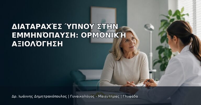 Διαταραχές Ύπνου στην Εμμηνόπαυση: Ορμονική Αξιολόγηση - Δρ. Ιωάννης Δημητρακόπουλος