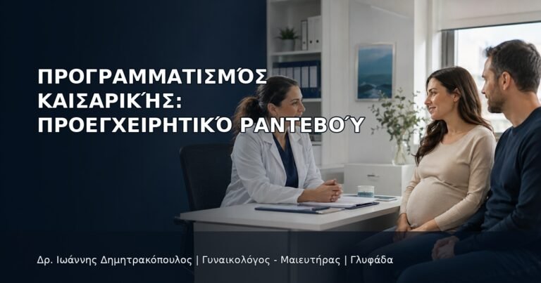 Προγραμματισμός Καισαρικής: Προεγχειρητικό Ραντεβού - Δρ. Ιωάννης Δημητρακόπουλος