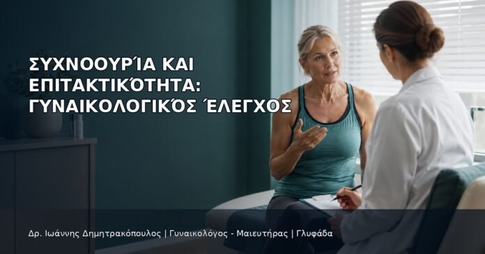 Συχνοουρία και Επιτακτικότητα: Γυναικολογικός Έλεγχος Συχνοουρία και Επιτακτικότητα: Γυναικολογικός Έλεγχος - Δρ. Ιωάννης Δημητρακόπουλος