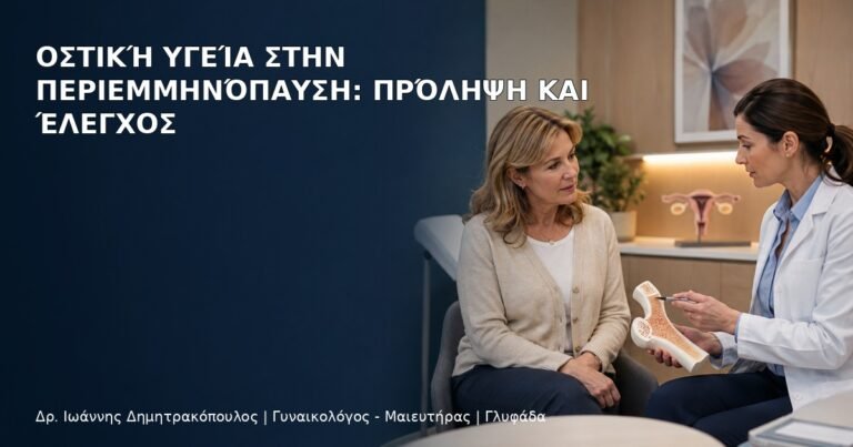 Οστική Υγεία στην Περιεμμηνόπαυση: Πρόληψη και Έλεγχος - Δρ. Ιωάννης Δημητρακόπουλος