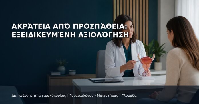 Ακράτεια από Προσπάθεια: Εξειδικευμένη Αξιολόγηση - Δρ. Ιωάννης Δημητρακόπουλος