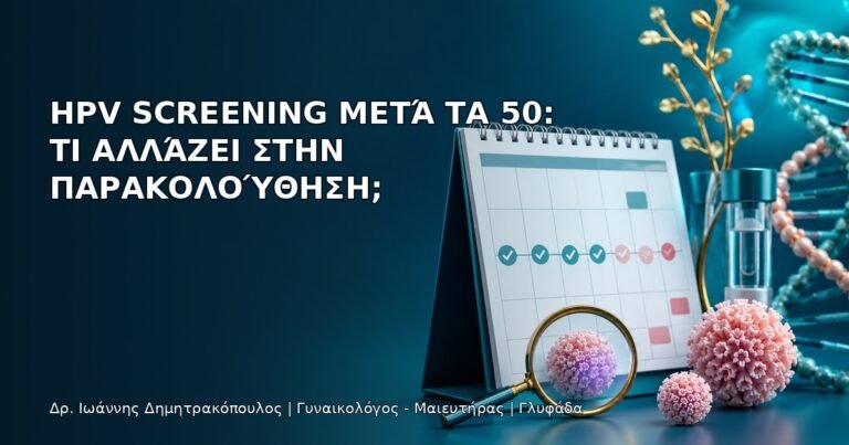 HPV Screening μετά τα 50: Τι Αλλάζει στην Παρακολούθηση; - Δρ. Ιωάννης Δημητρακόπουλος