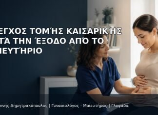 Έλεγχος Τομής Καισαρικής μετά την Έξοδο από το Μαιευτήριο Έλεγχος Τομής Καισαρικής μετά την Έξοδο από το Μαιευτήριο - Δρ. Ιωάννης Δημητρακόπουλος
