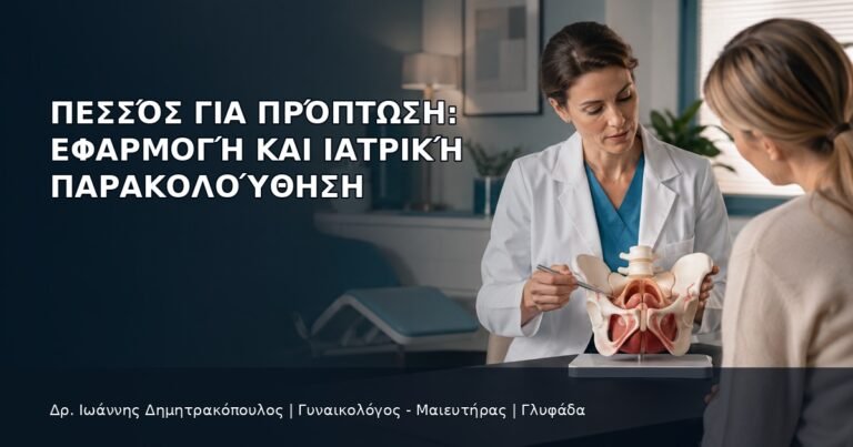 Πεσσός για Πρόπτωση: Εφαρμογή και Ιατρική Παρακολούθηση - Δρ. Ιωάννης Δημητρακόπουλος